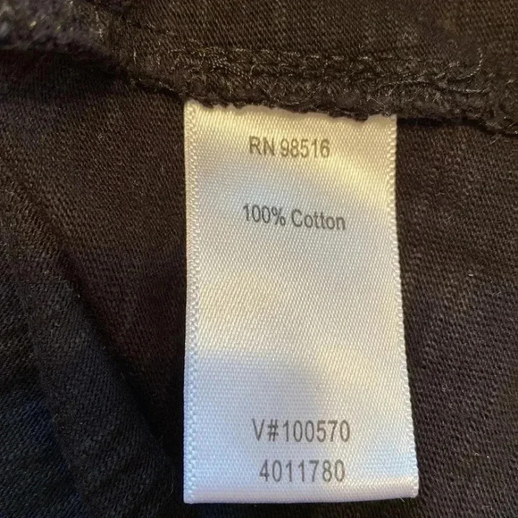 Coldwater Creek Black 3/4 Sleeve Top/Tunic in Size XL/16. - Picture 5 of 10